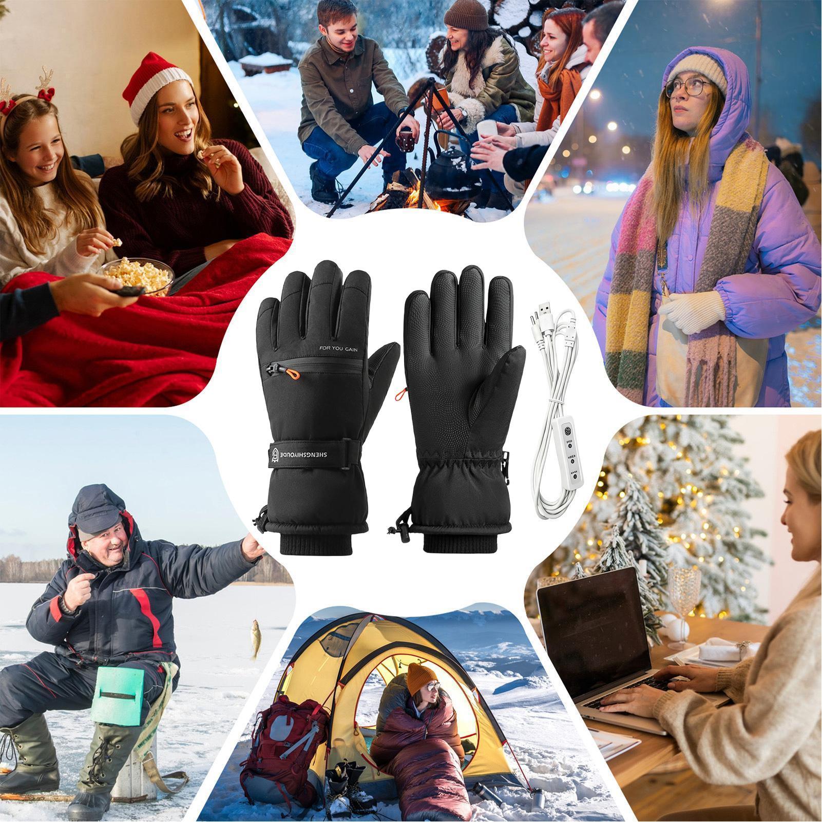 Heated Work Gloves 3 Level Set - Cycling To Work review and price