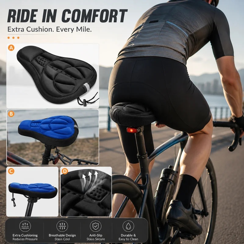 1/2pcs Universal Bike Saddle C - Commuting By Bike review and price